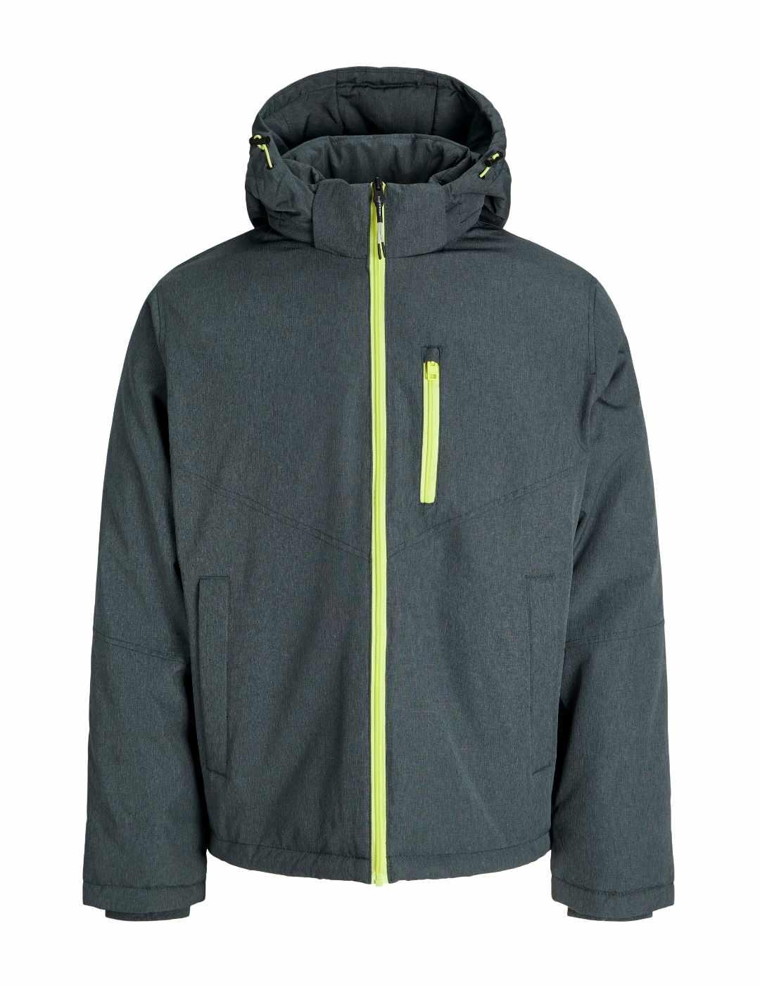 Chaqueta Jack&Jones con capucha verde con capucha de hombre