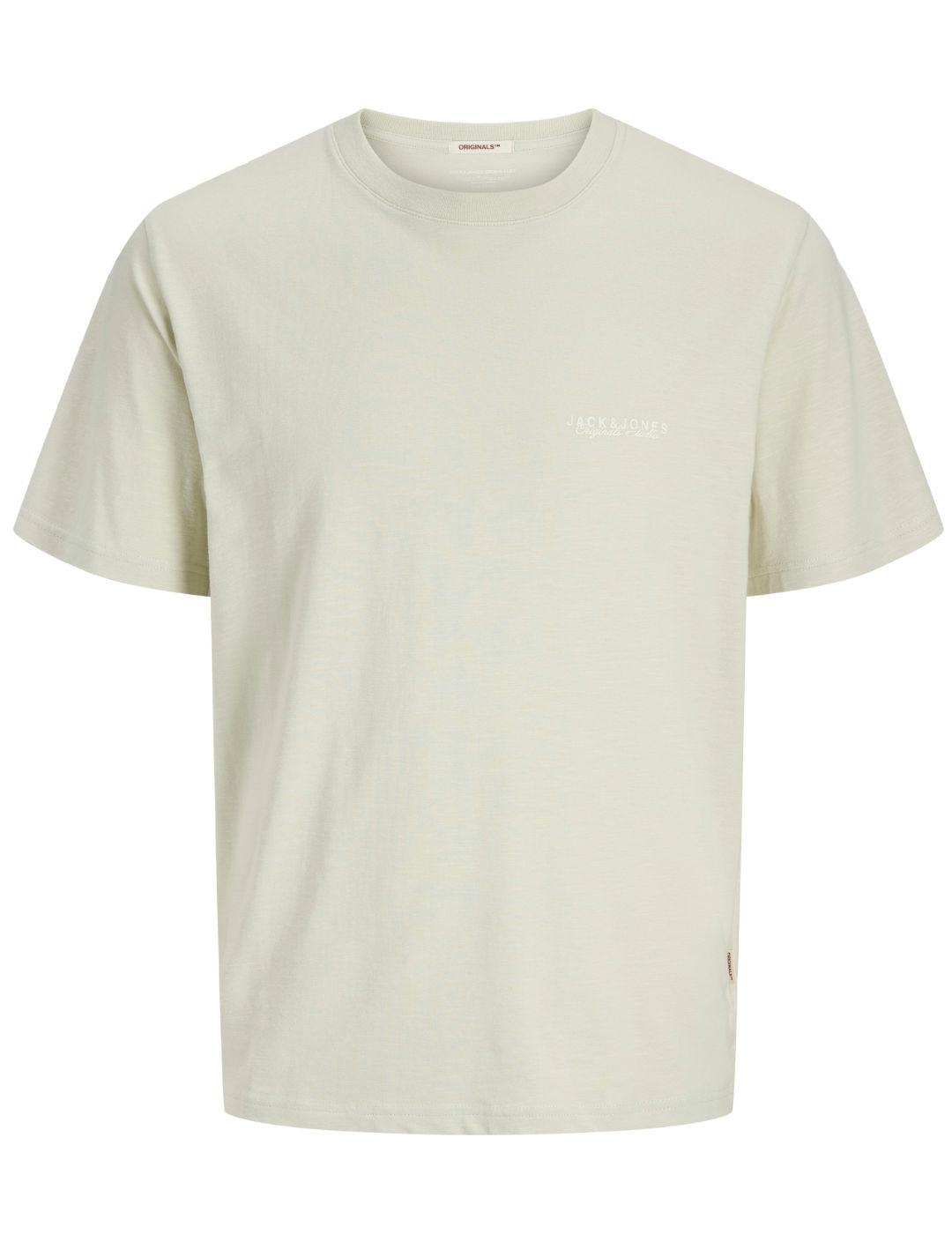 Camiseta Jack&Jones Canggu beige manga corta para hombre