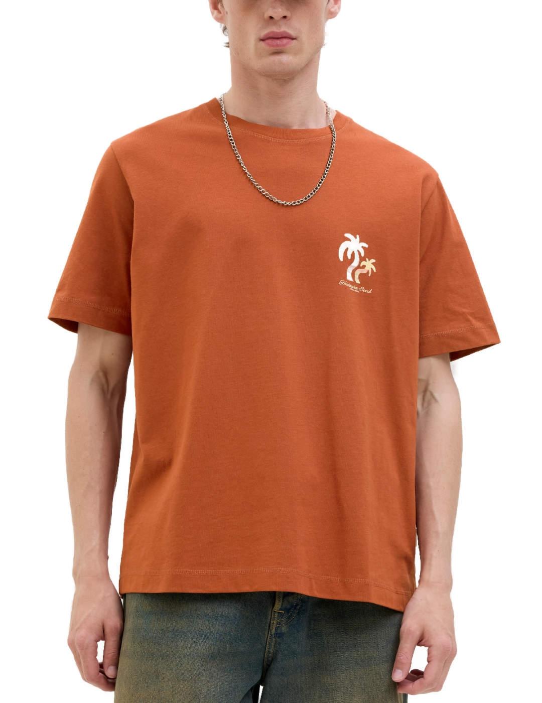 Camiseta Jack&Jones Canggu teja manga corta de hombre