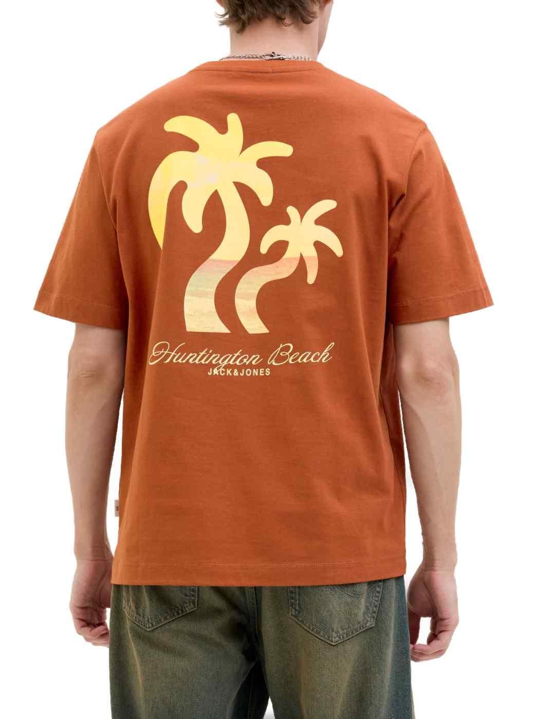 Camiseta Jack&Jones Canggu teja manga corta de hombre