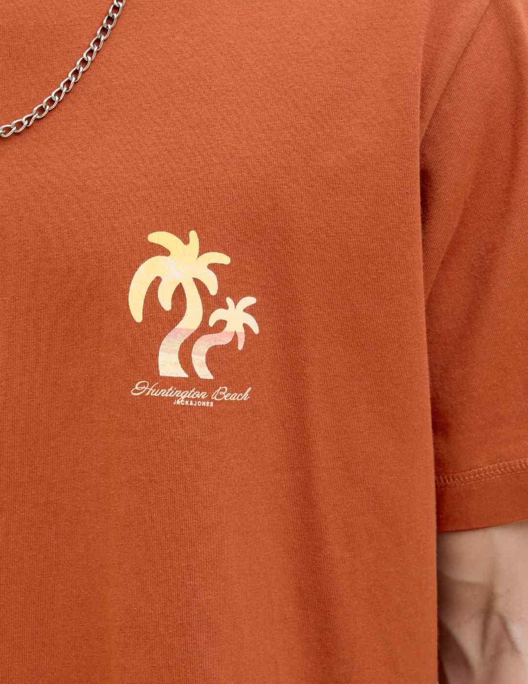 Camiseta Jack&Jones Canggu teja manga corta de hombre