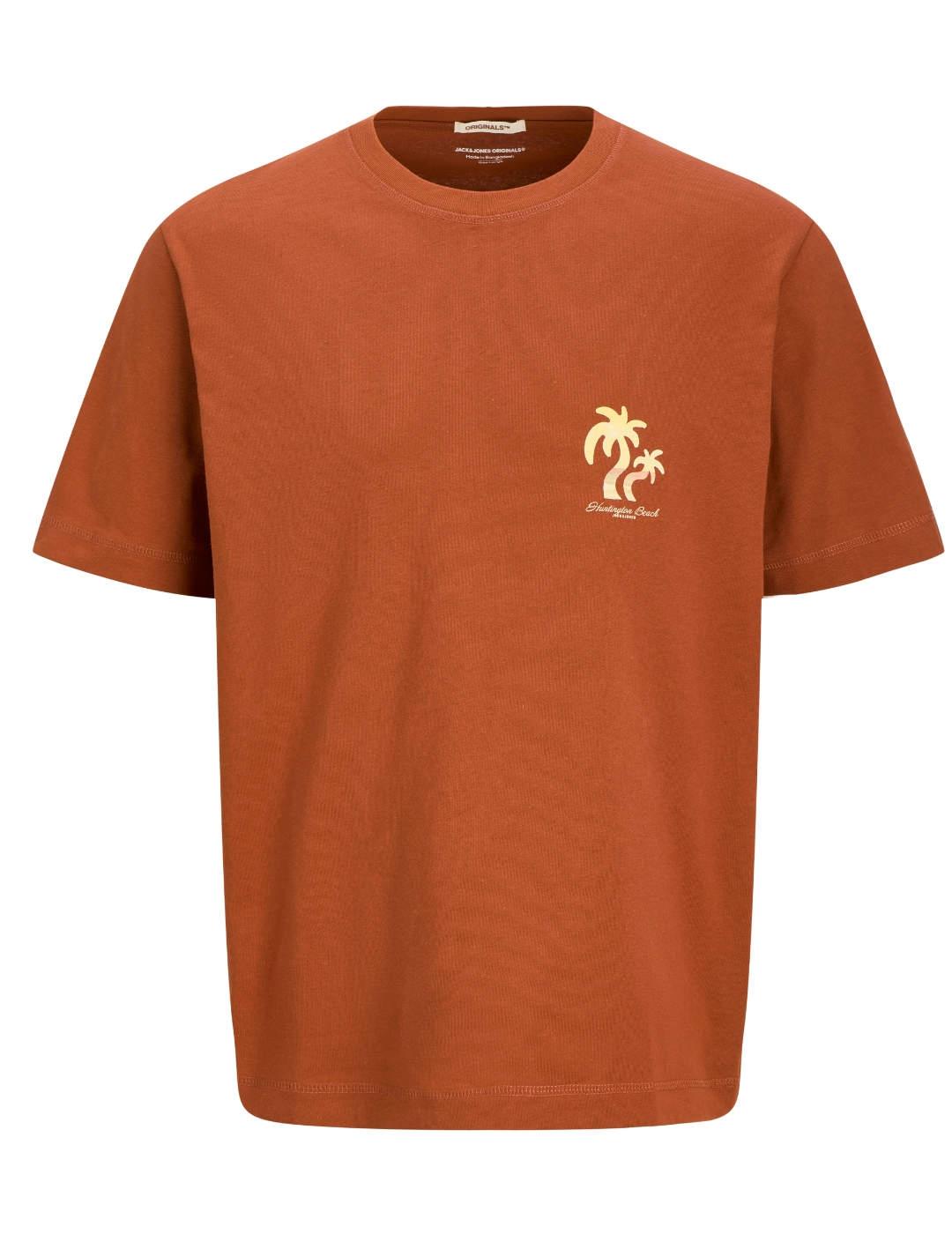 Camiseta Jack&Jones Canggu teja manga corta de hombre