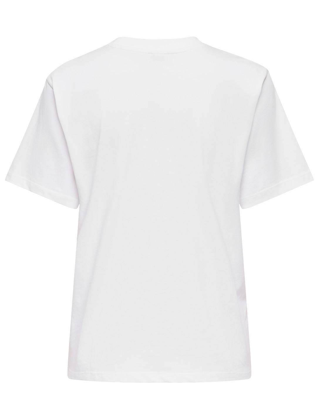 Camiseta Only Donna blanca Cat de mujer-Sh