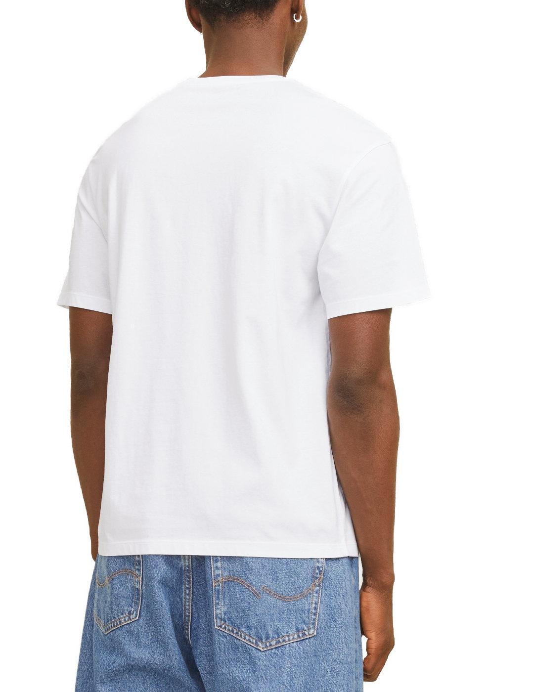 Camiseta Jack&Jones Corp blanca manga corta para hombre
