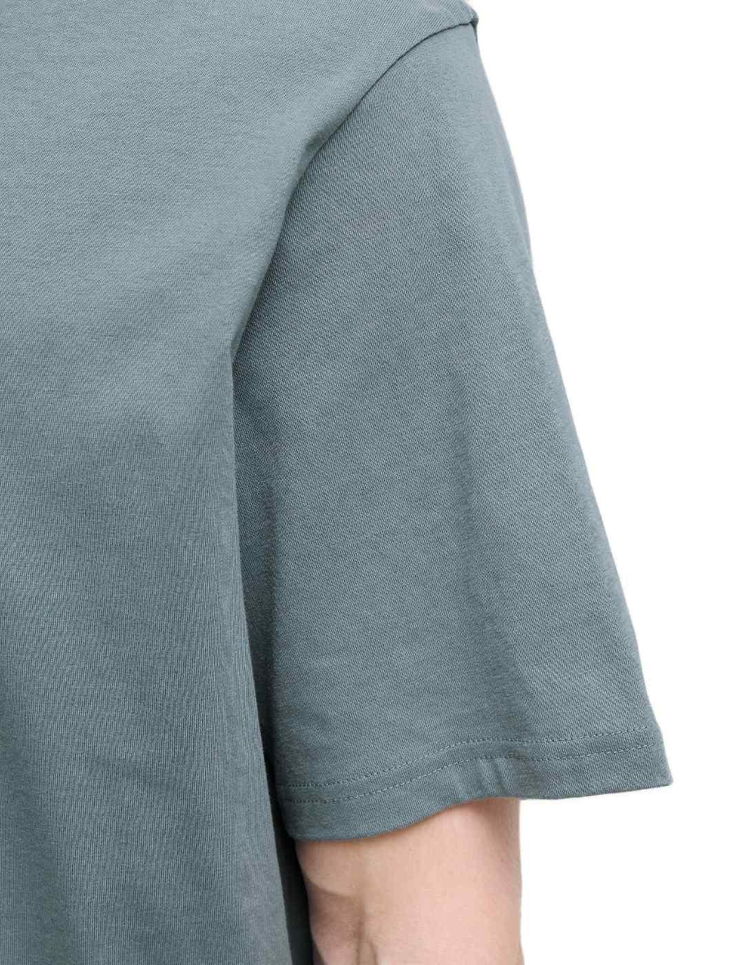 Camiseta Jack&Jones Soho gris logo manga corta de hombre