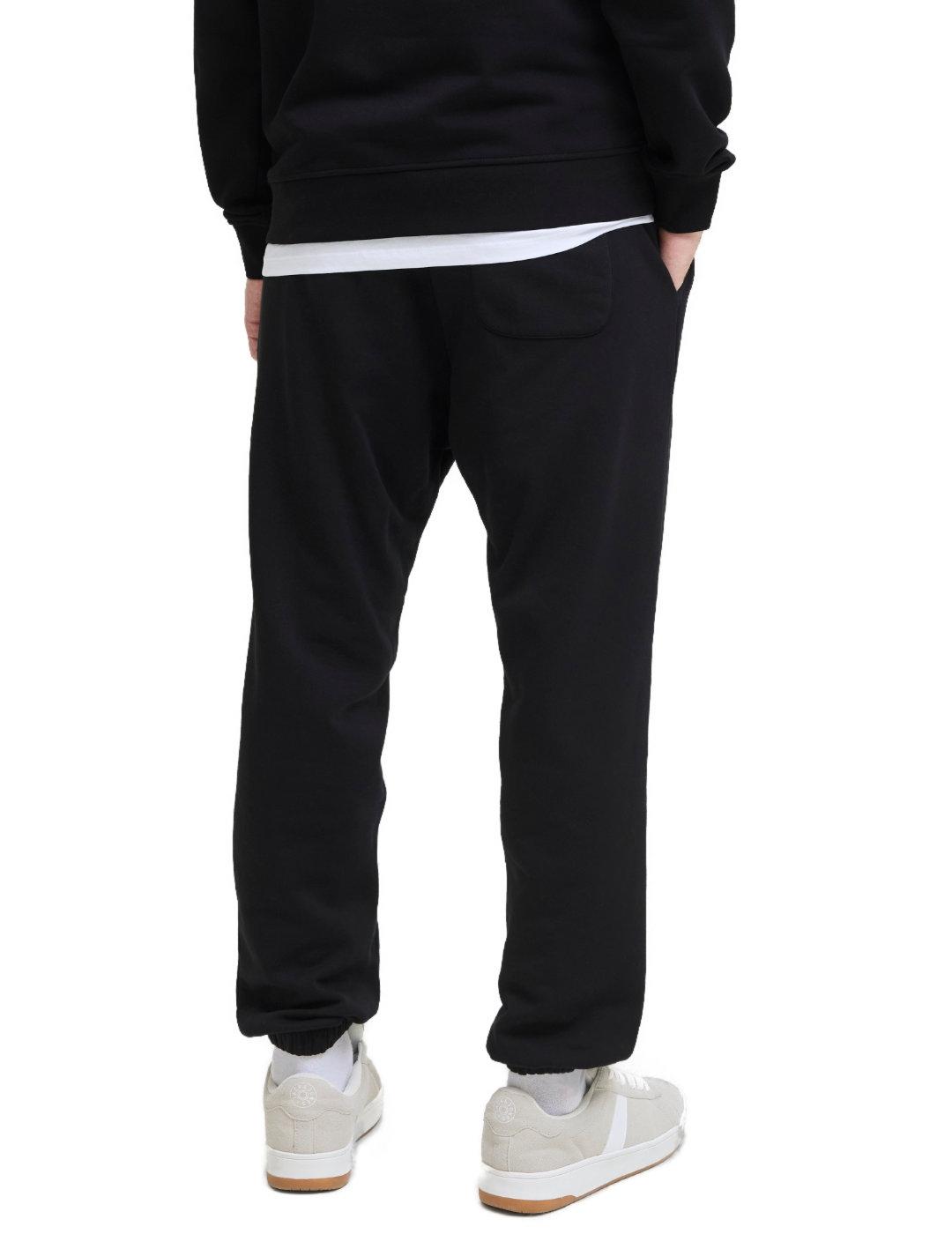 Pantalón chándal Jack&Jones Kane negro logo para hombre