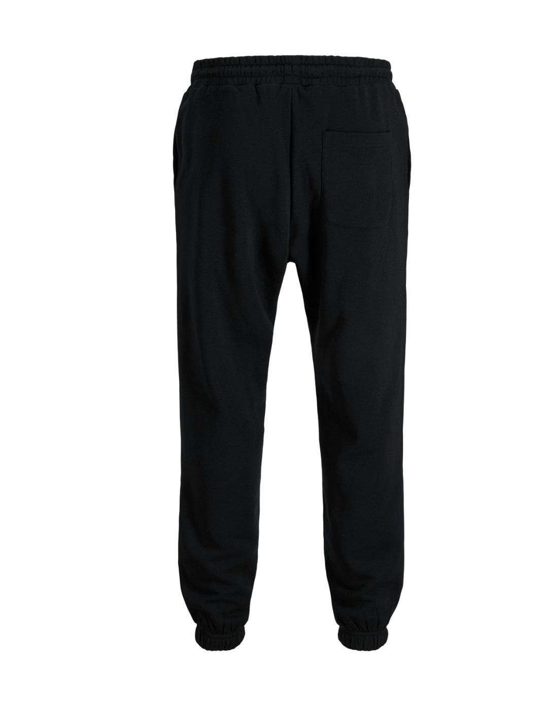 Pantalón chándal Jack&Jones Kane negro logo para hombre