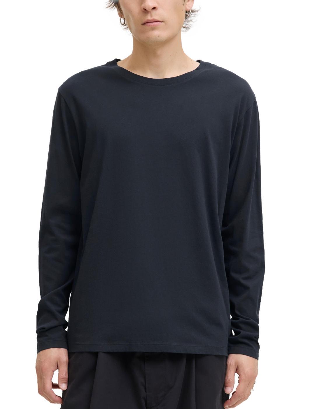 Camiseta Jack&Jones Organic marino manga larga para hombre