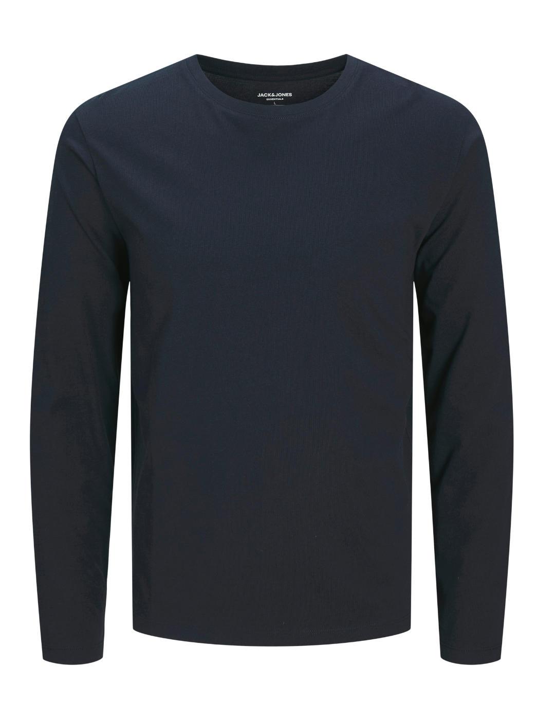Camiseta Jack&Jones Organic marino manga larga para hombre