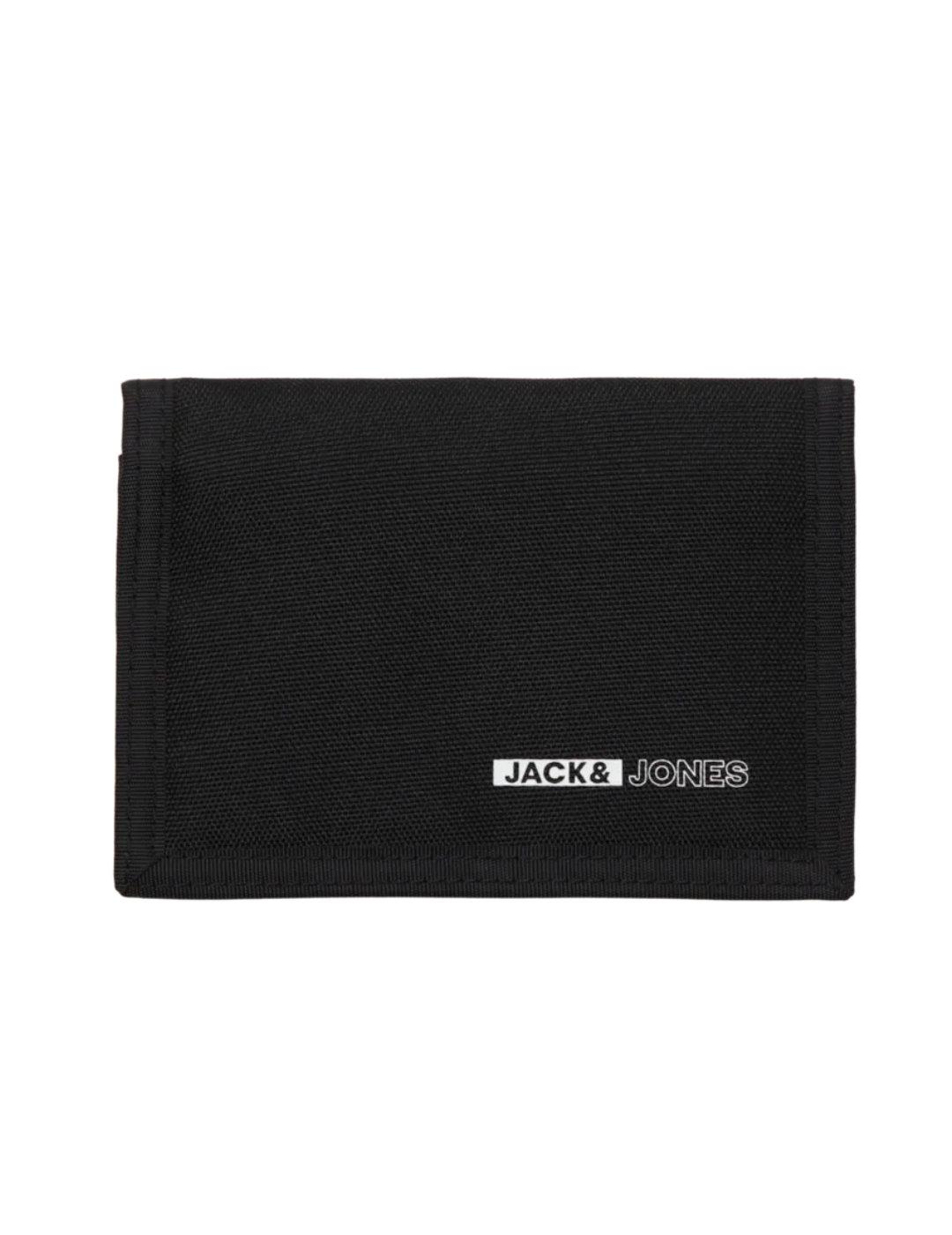 Cartera deportiva Jack&Jones Jacdna negro con velcro hombre