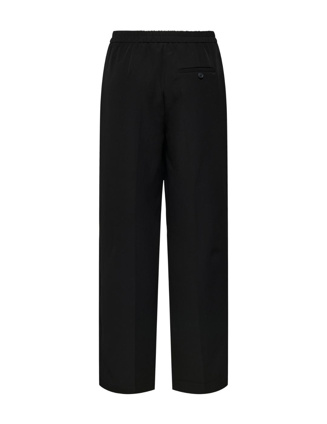 Pantalón chino Only Melfi straight negro para mujer