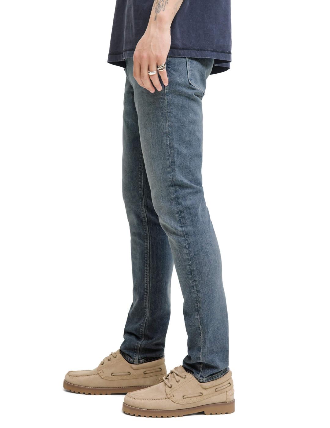 Vaquero Jack&Jones Glenn Felix gris azulado slim de hombre