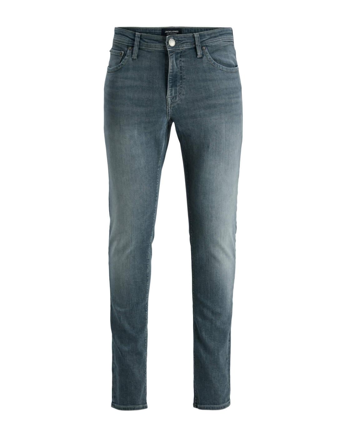 Vaquero Jack&Jones Glenn Felix gris azulado slim de hombre