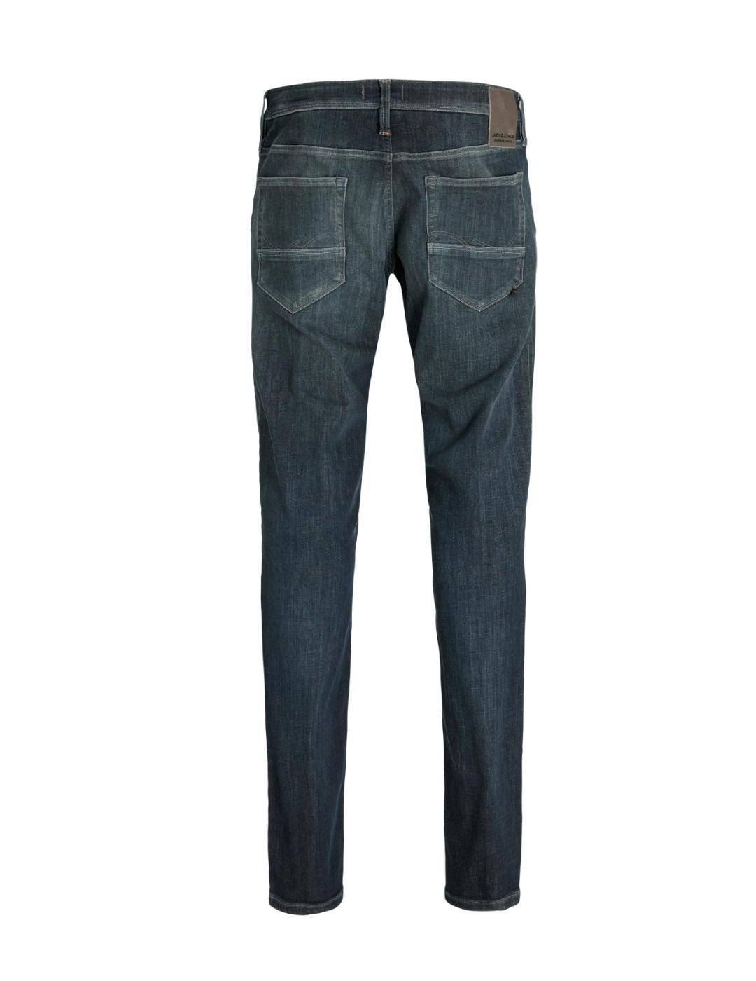 Vaquero Jack&Jones Glenn Fox azul oscuro desgastado hombre