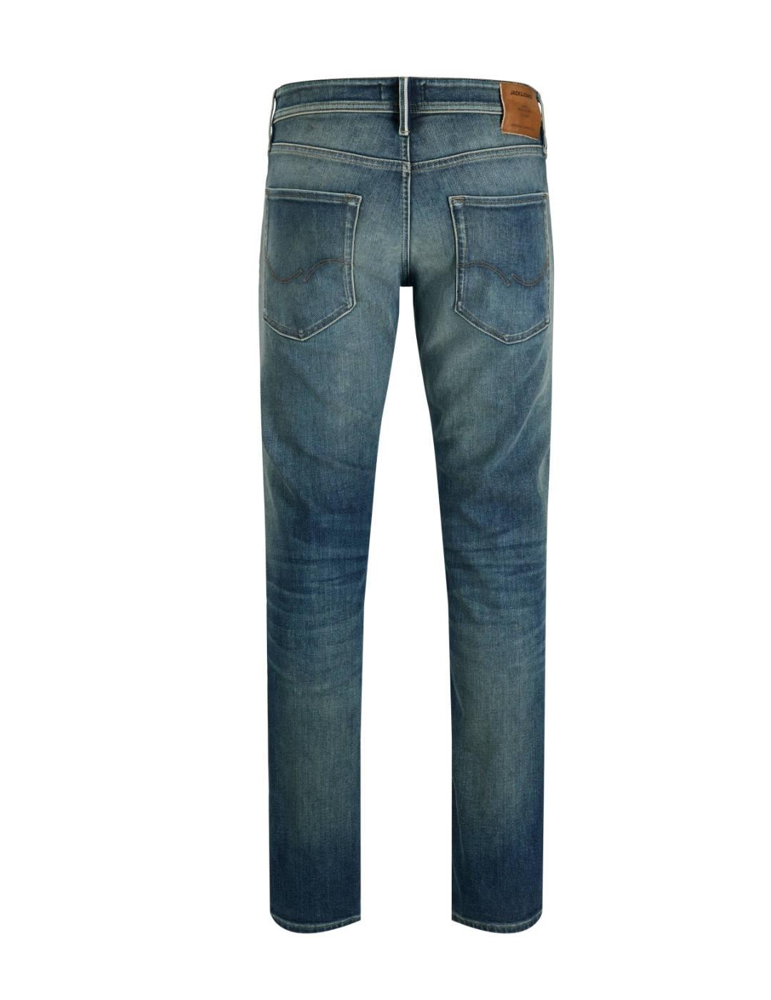 Vaquero Jack&Jones Clark azul oscuro desgastado para hombre