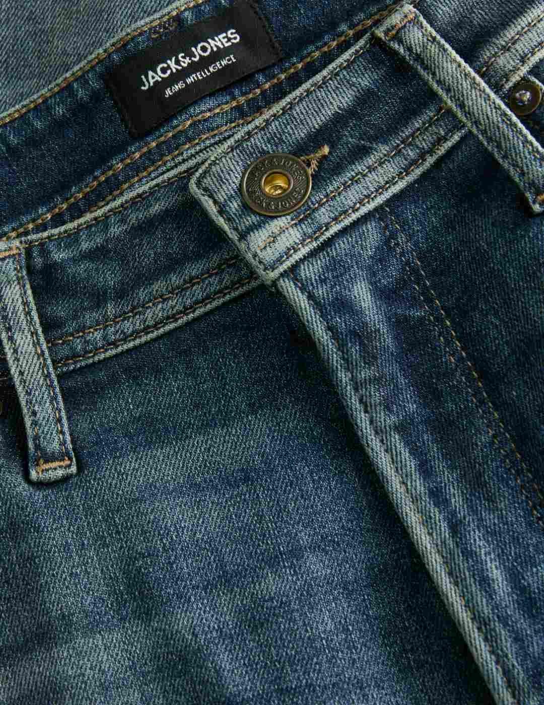 Vaquero Jack&Jones Clark azul oscuro desgastado para hombre