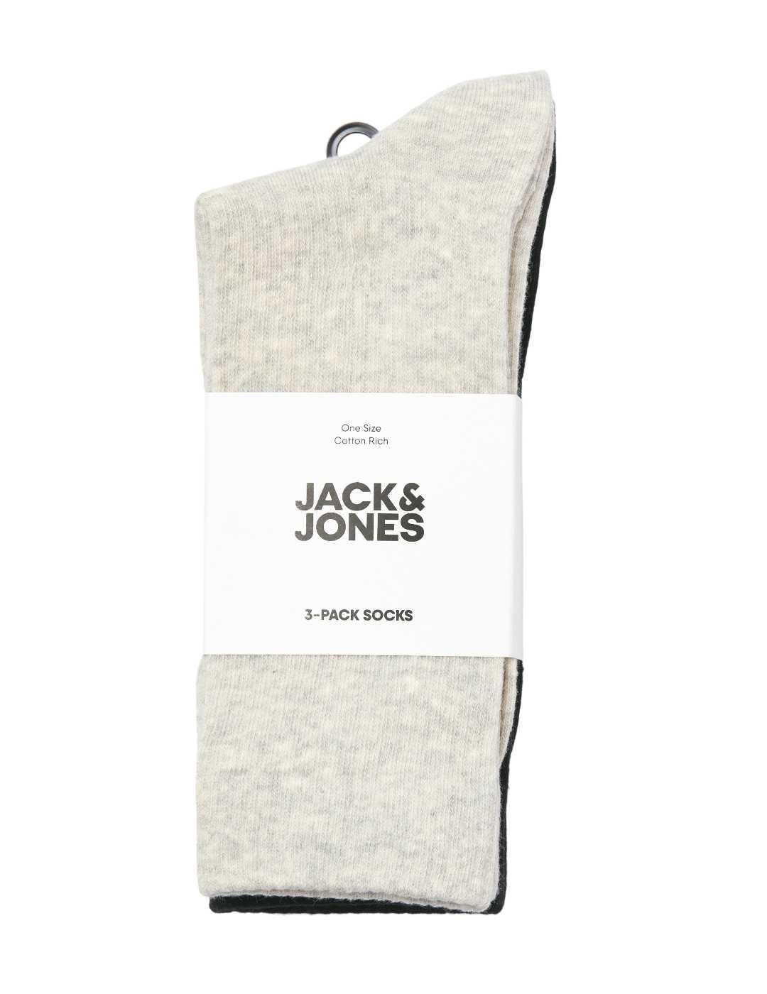 Pack3 calcetines Jack&Jones Soho logotipo para hombre