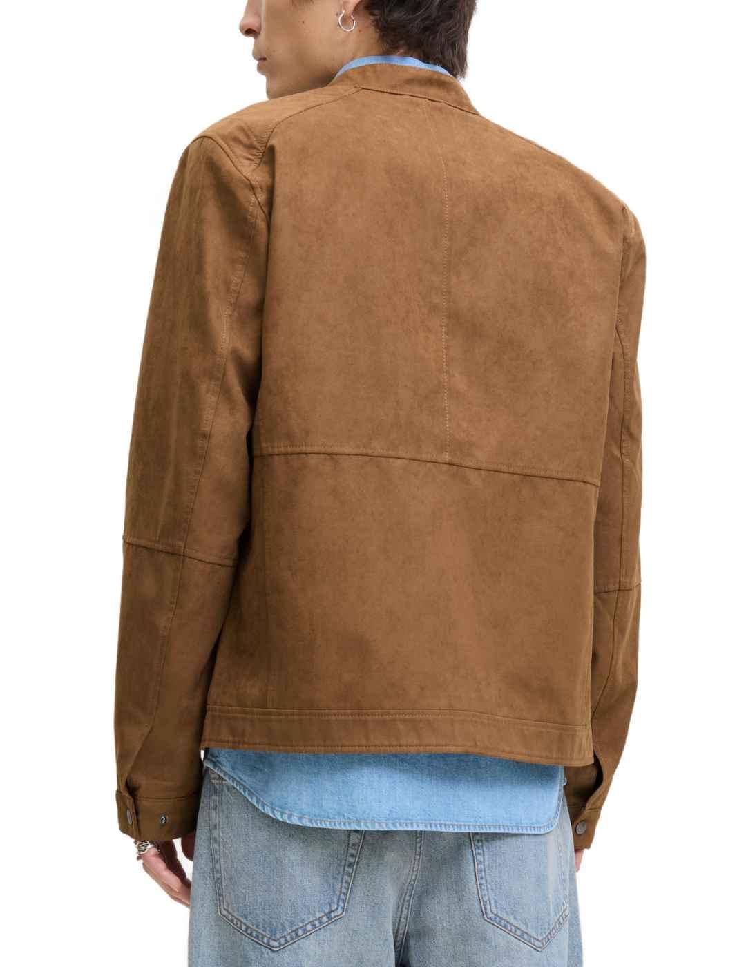 Chaqueta Jac&Jones Dylan camel antelina para hombre