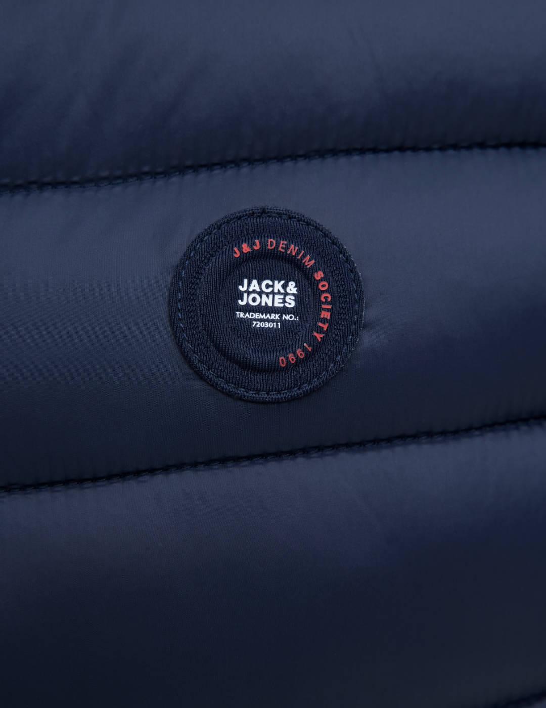 Chaleco Jack&Jones Bradley azul marino acolchado para hombre