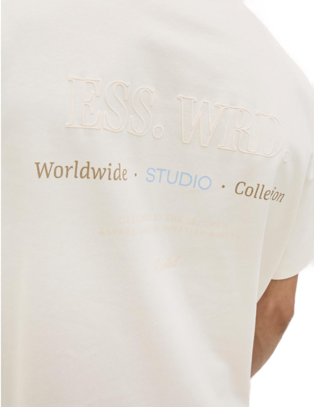 Camiseta Jack&Jones Urban blanca manga corta para hombre