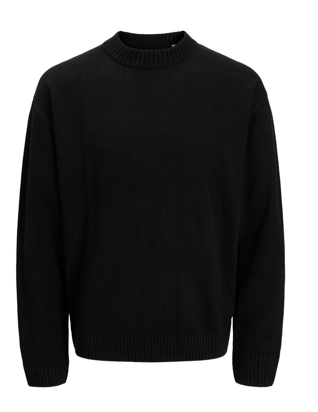 Jersey Jack&Jones Urban negro cuello redondo para hombre