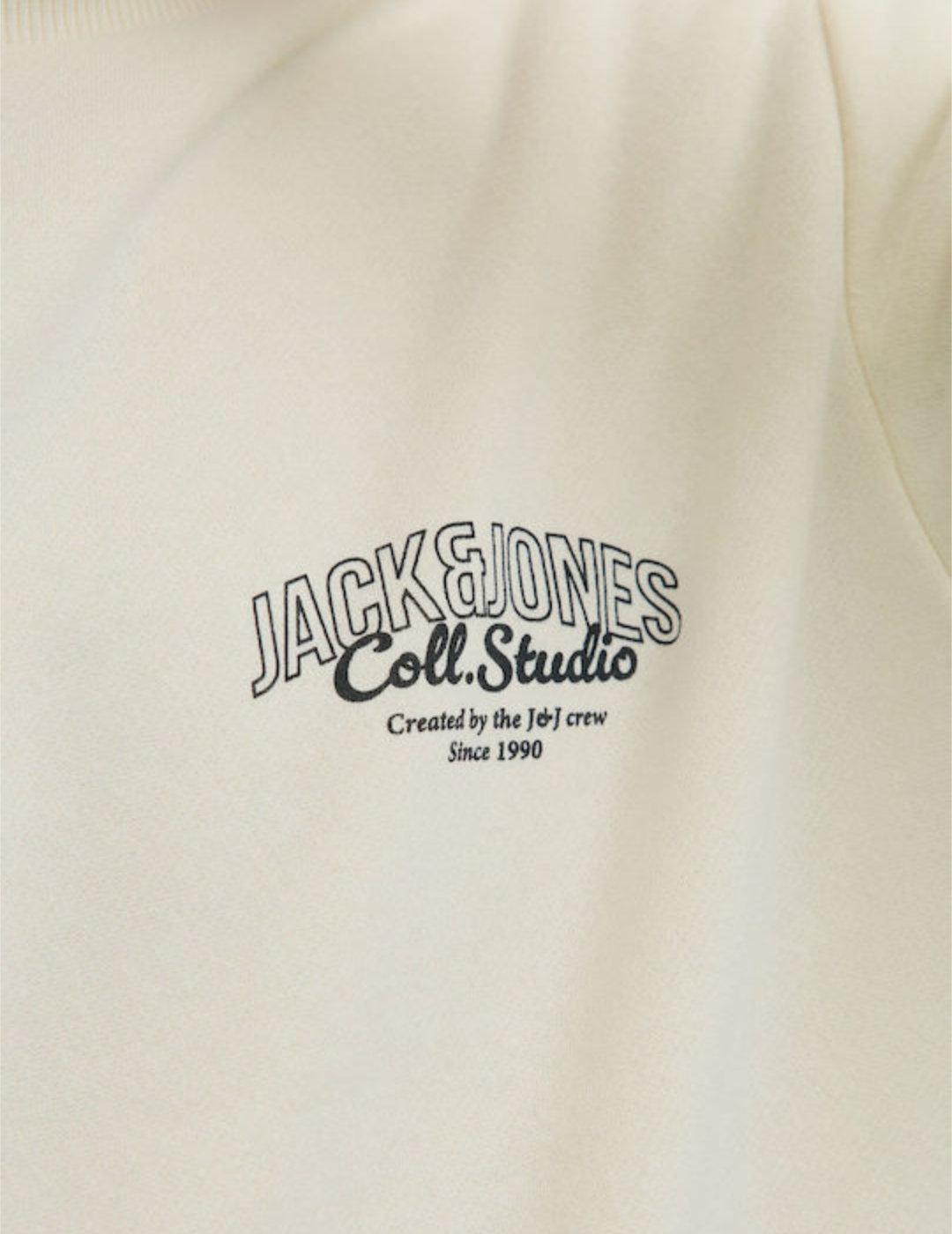 Sudadera Jack&Jones Makoto crudo manga larga de hombre