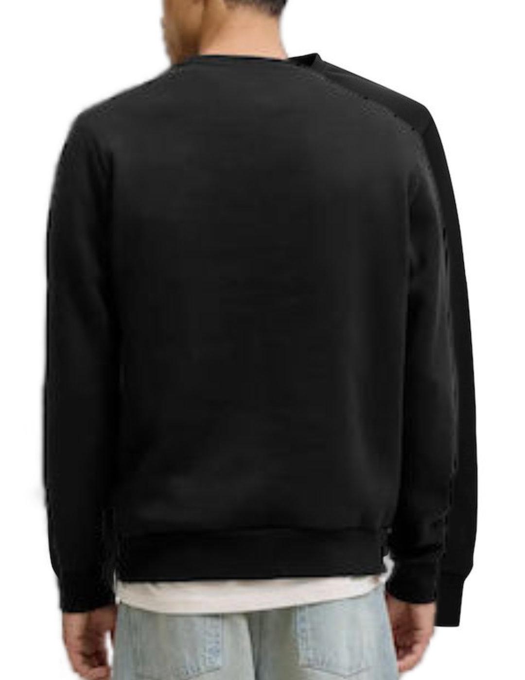Sudadera Jack&Jones Makoto negro manga larga de hombre