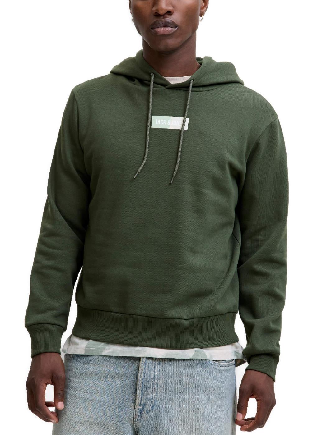 Sudadera Jack&Jones Pan ver con capucha de hombre