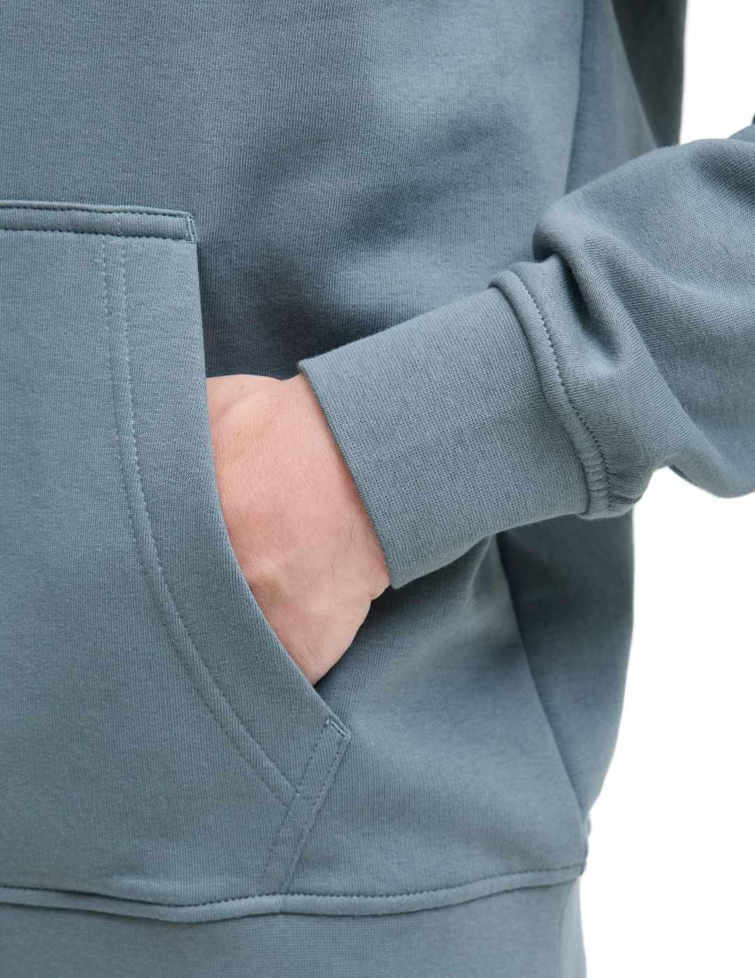 Sudadera Jack & Jones Soho azul capucha para hombre