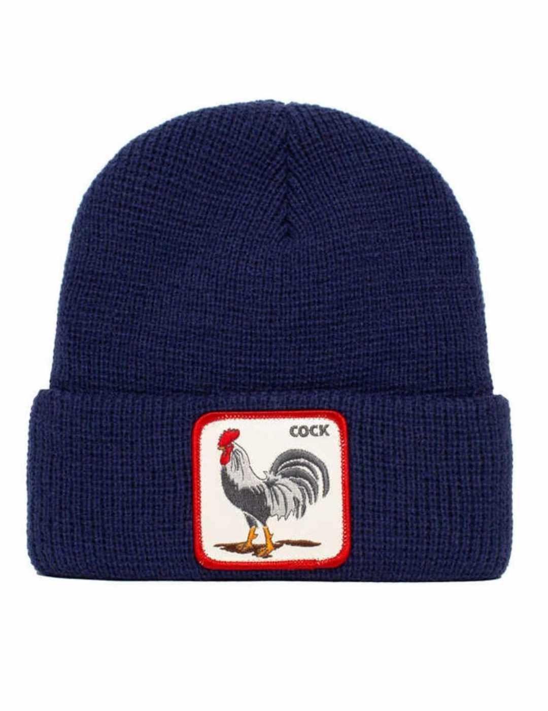 Gorro Gorrin Bros Cock azul marino de lana unisex