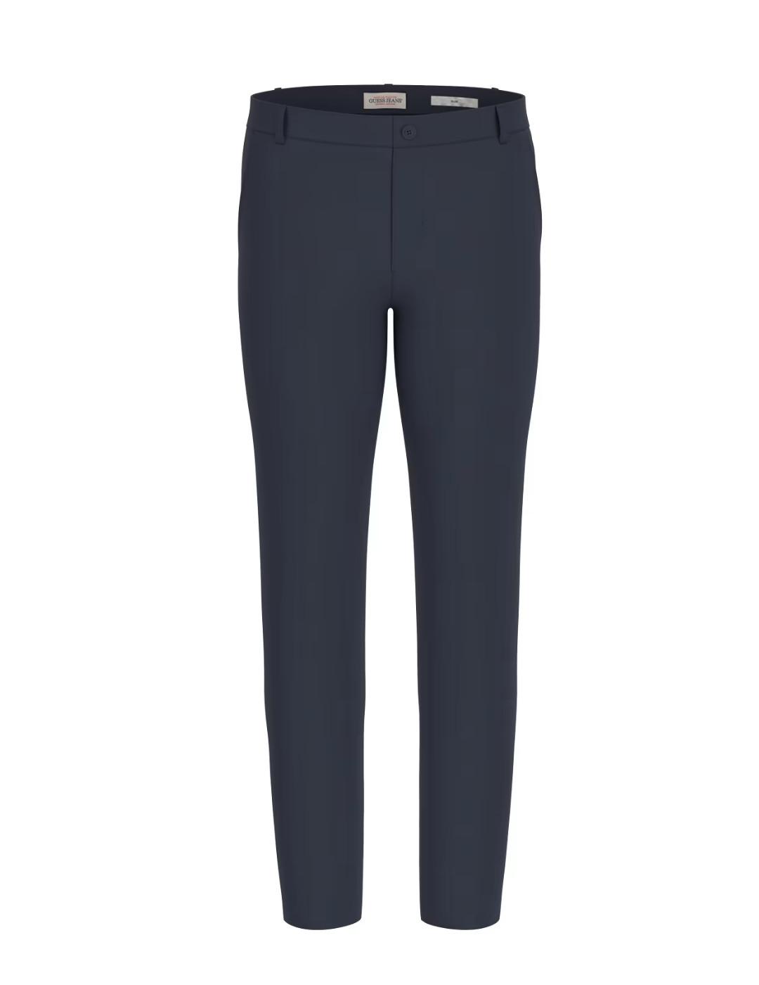 Pantalón Guess azul marino slim chino para hombre