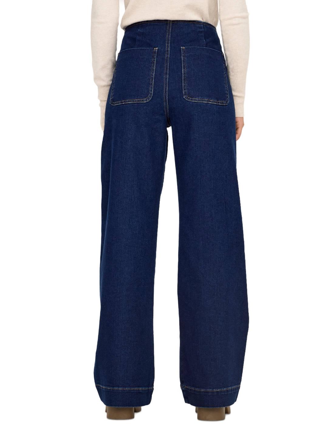 Vaquero Only Madeline azul oscuro wide fit para mujer