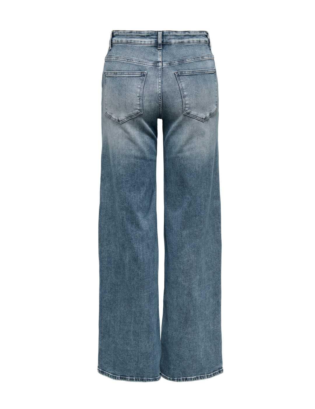 Vaquero Only Masidon azul desgastado wide leg para mujer