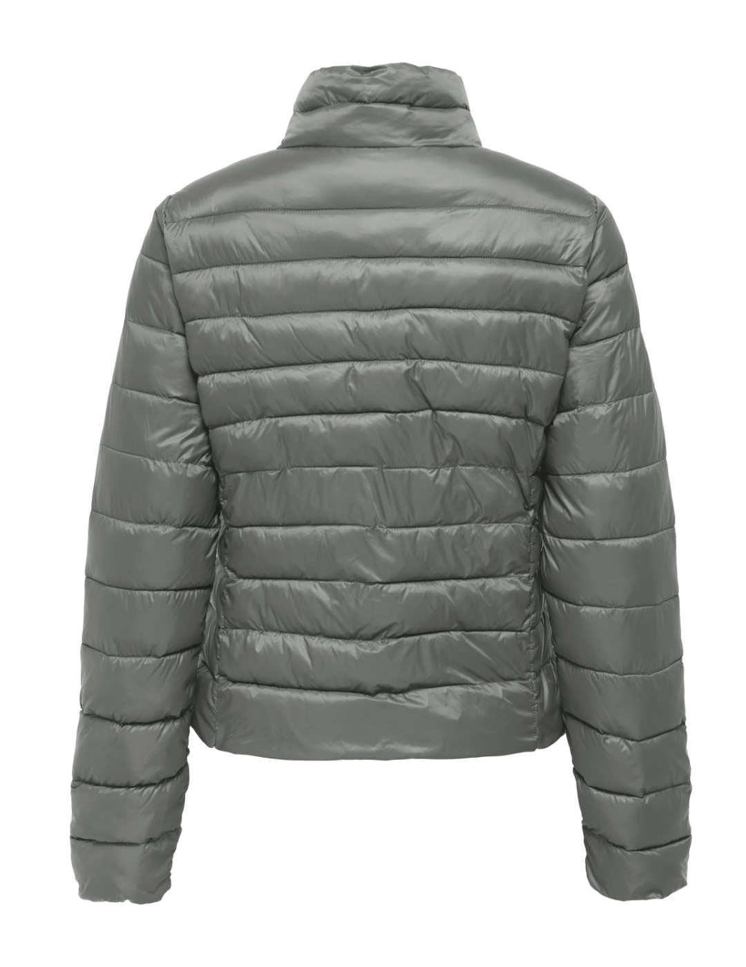 Plumas Only Thaia gris acolchado corto para mujer