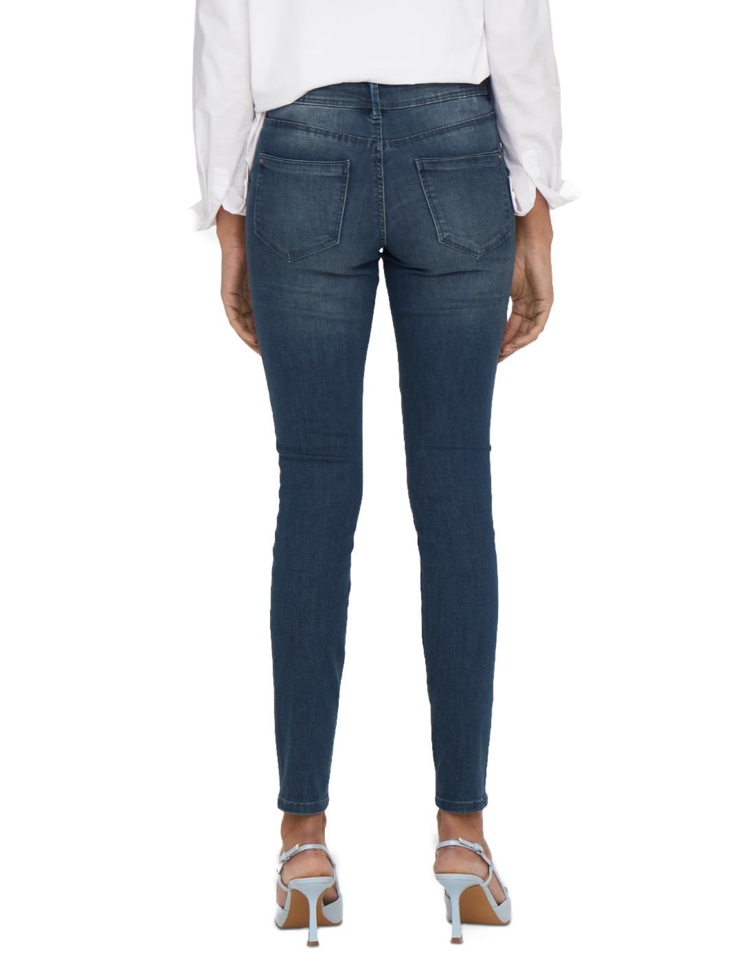 Pantalón vaquero Only Wauw skinny azul oscuro para mujer