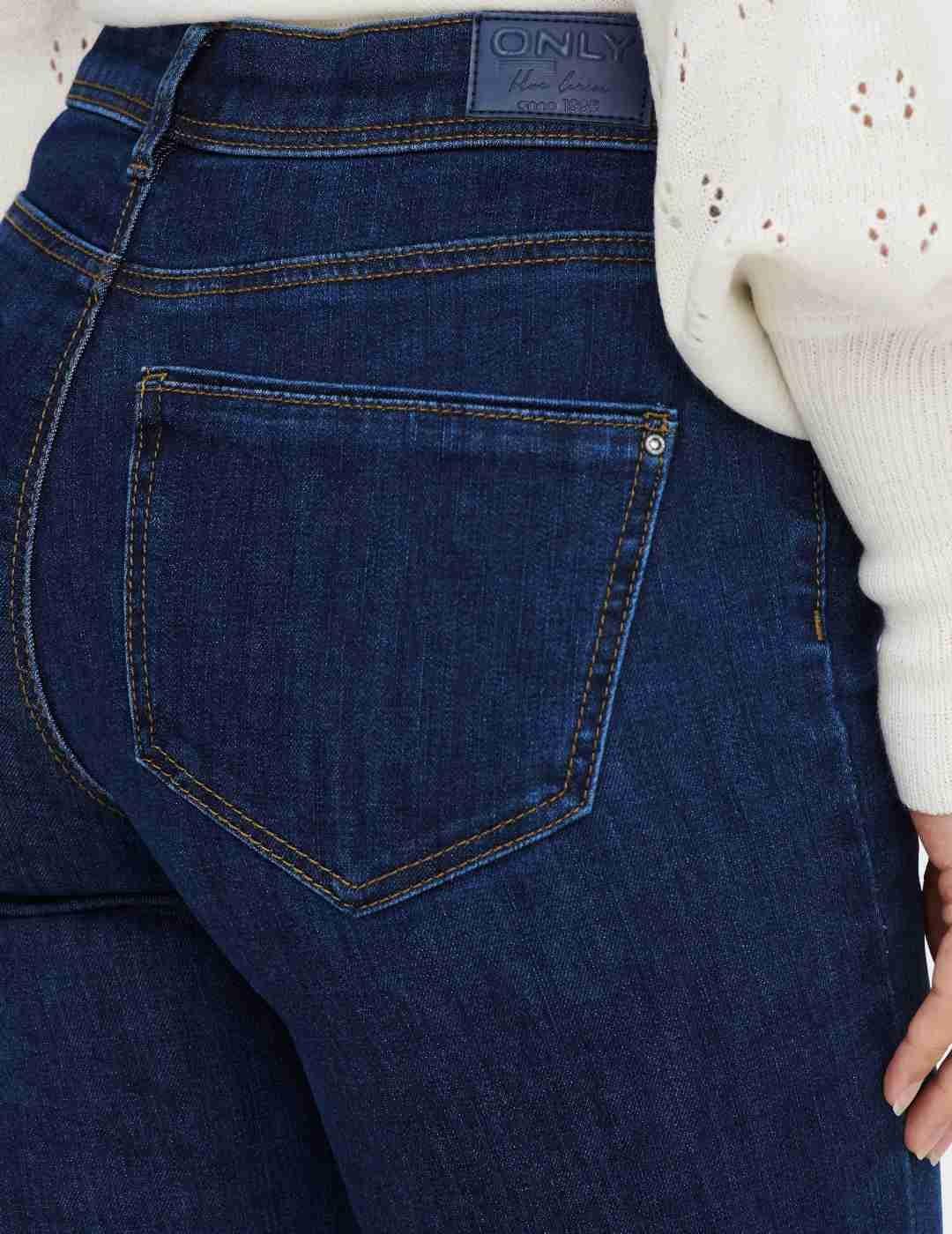 Pantalón vaquero Only Wauw azul marino skinny para mujer