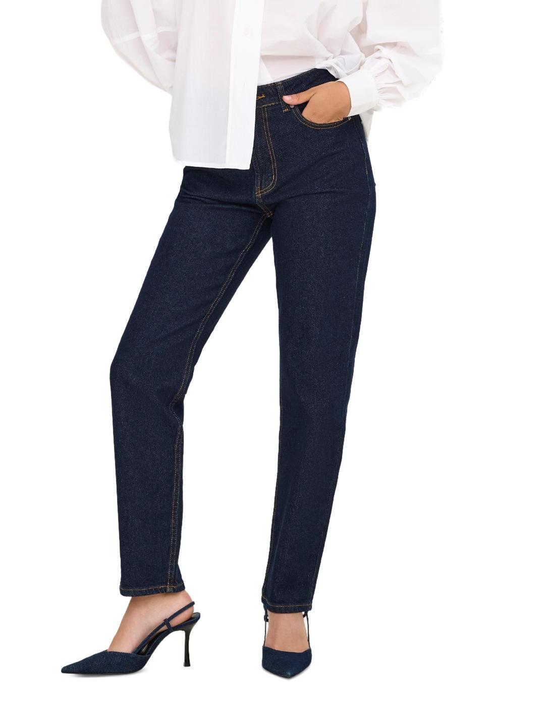 Vaquero Only Emily straight azul oscuro straight de mujer