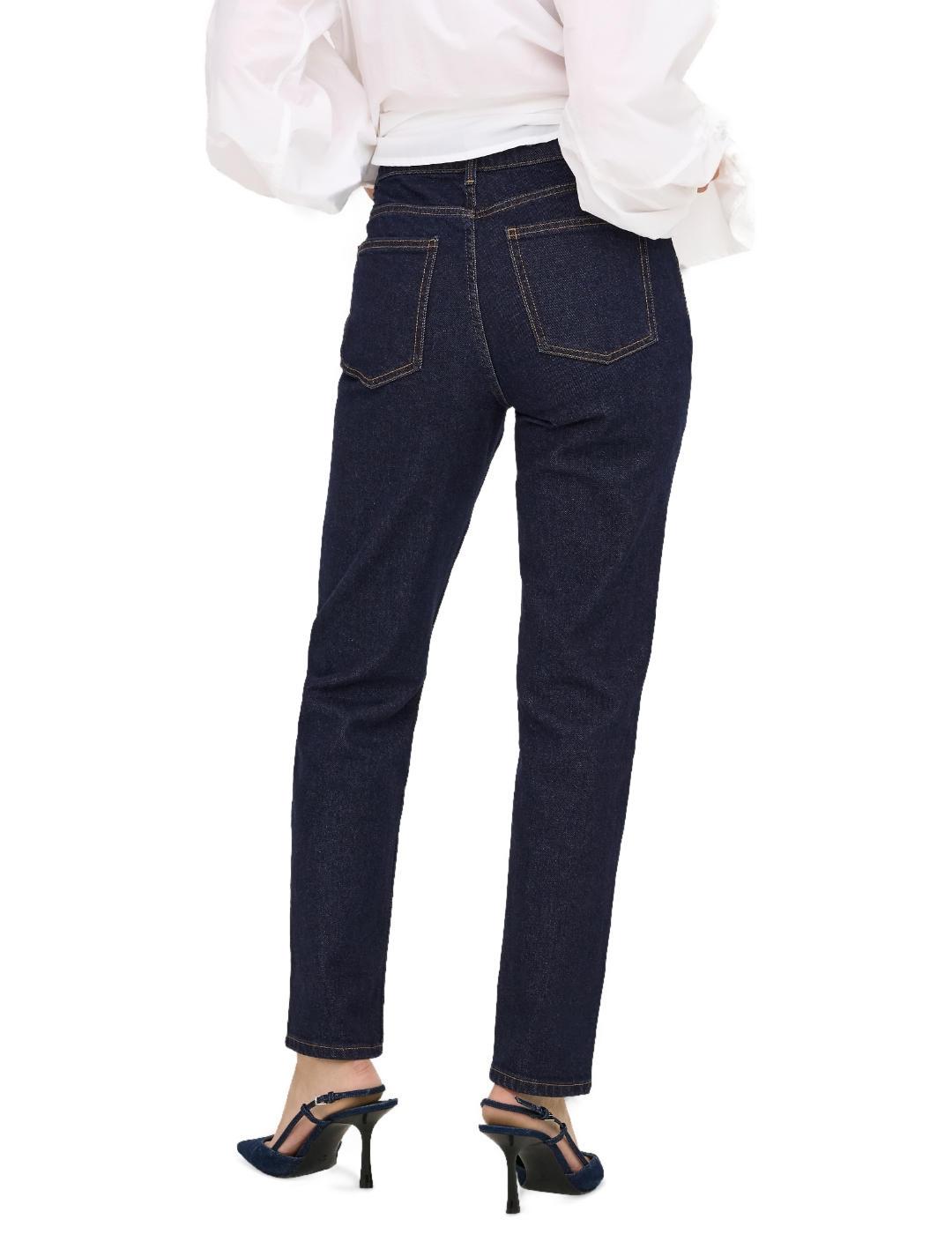 Vaquero Only Emily straight azul oscuro straight de mujer