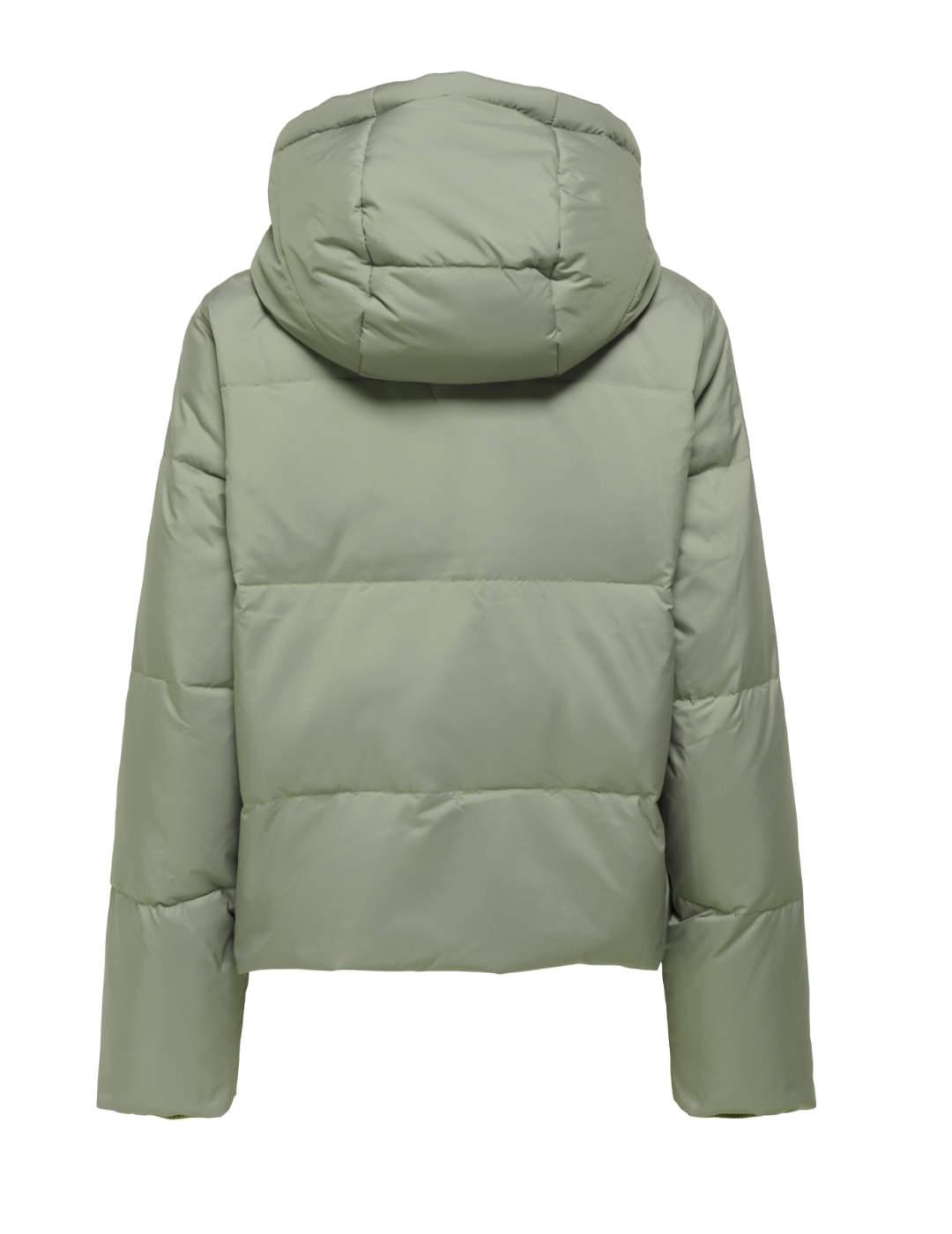 Plumas Only Alice verde agua corto acolchado para hombre