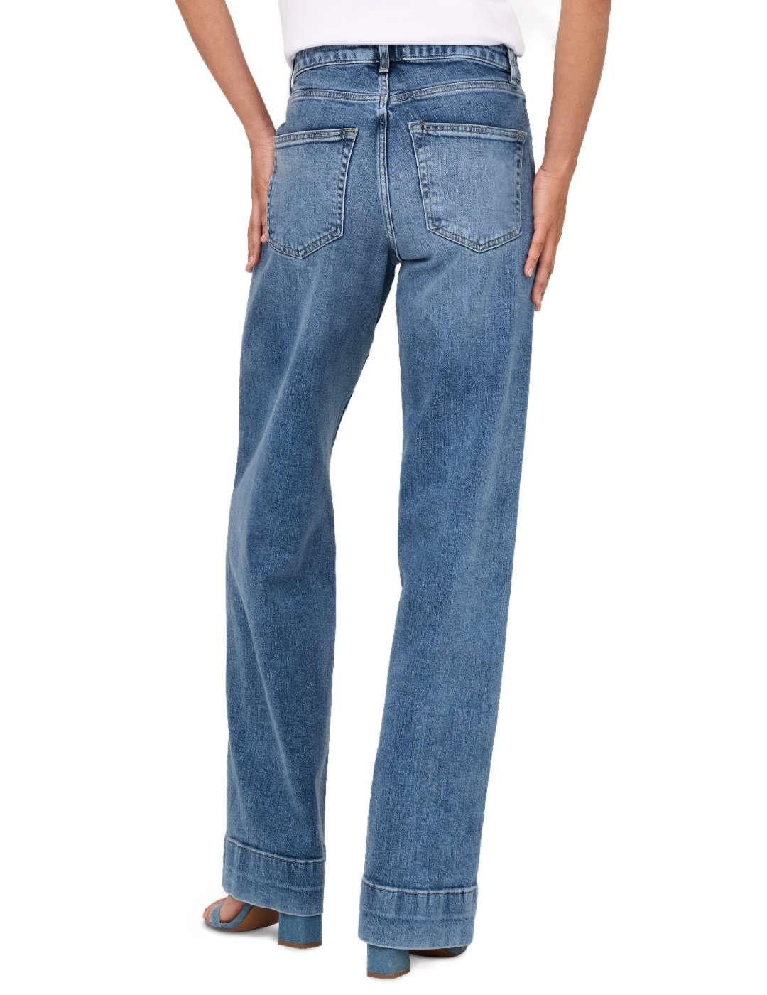 Pantalón vaquero Only Juicy nervio azul medio para mujer