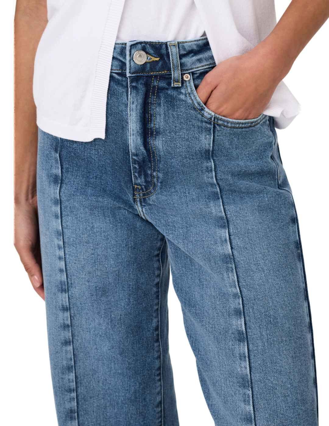 Pantalón vaquero Only Juicy nervio azul medio para mujer