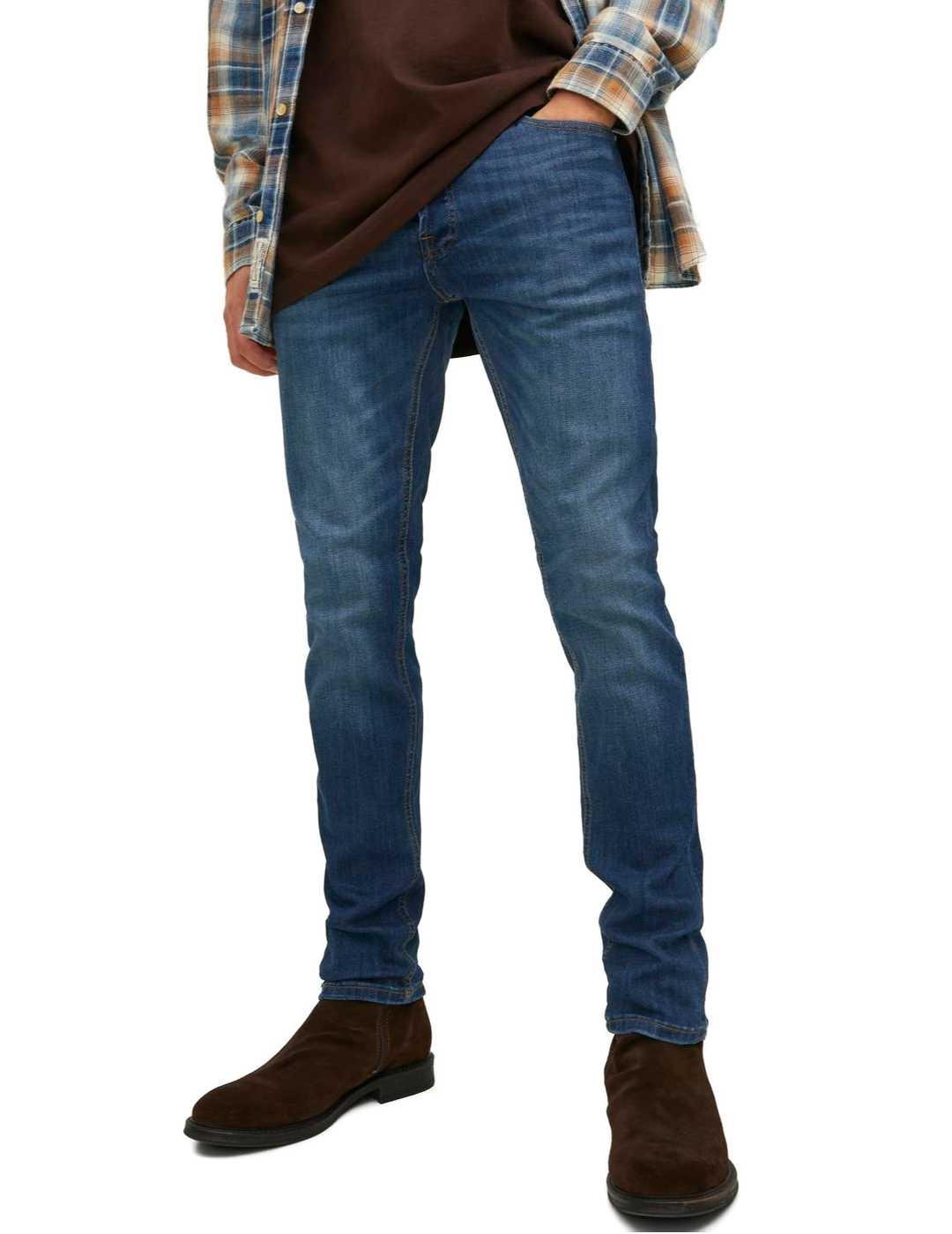 Pantalón vaquero Jack&Jones Glenn azul oscuro para hombre