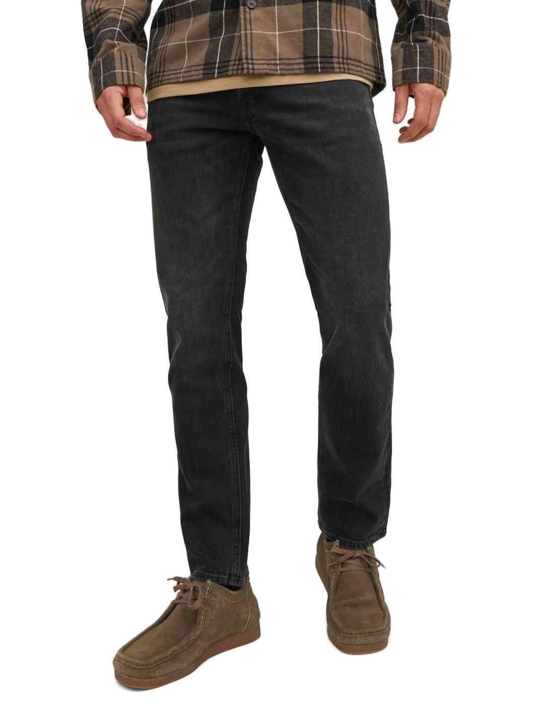 Pantalón vaquero Jack&Jones Mike tapered negro para hombre