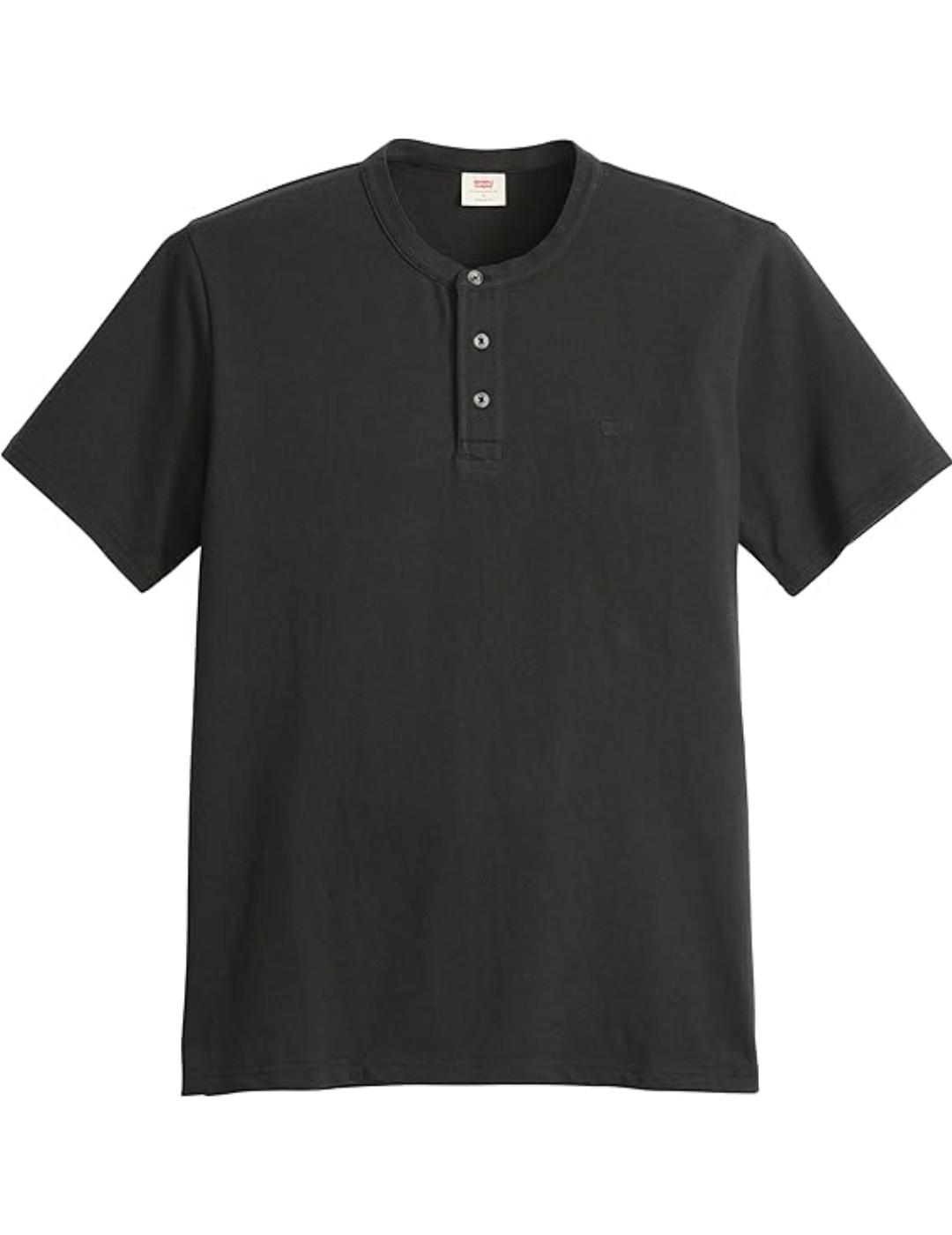 Camiseta Levi's® Red Tab™ negra con botones para hombre