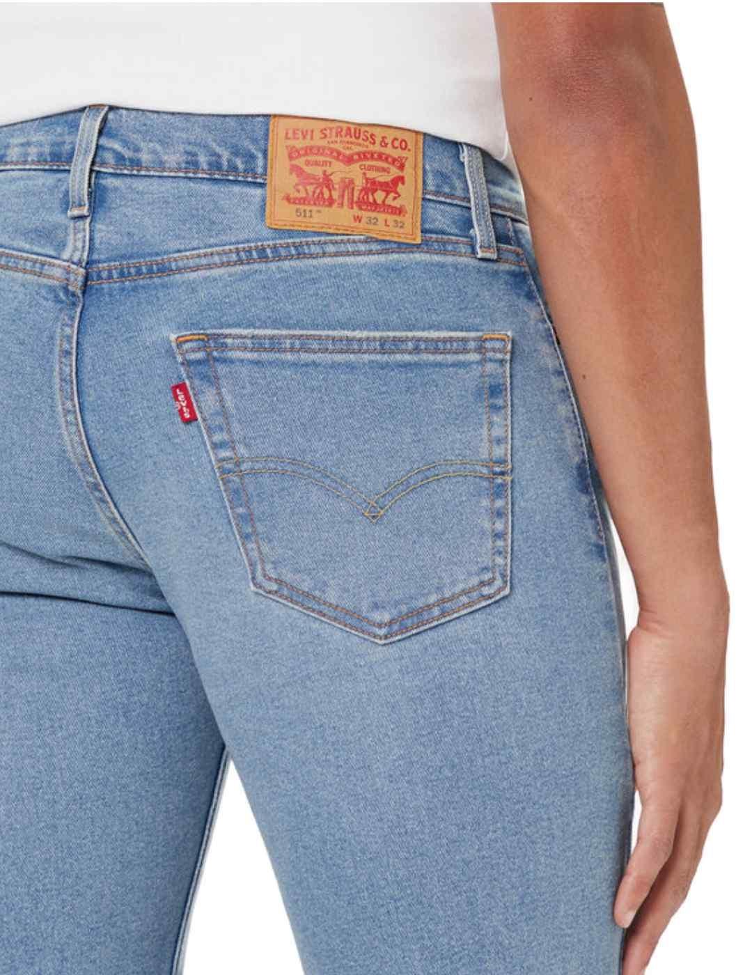 Vaquero Levi's® Red Tab™ 511 slim azul claro para hombre