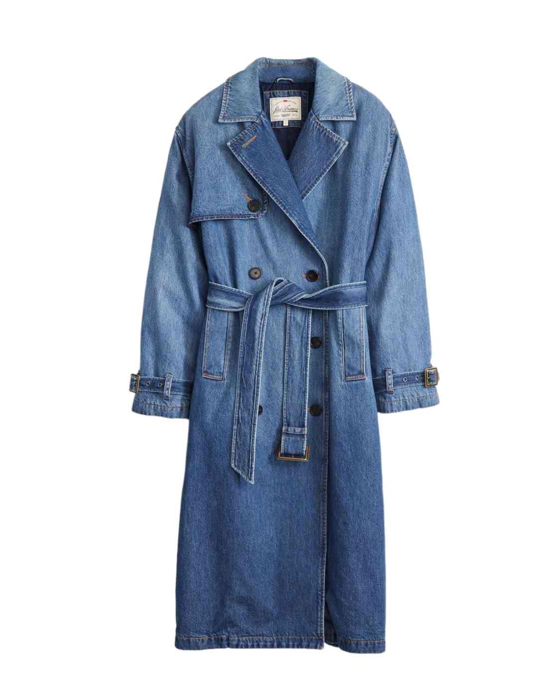 Gabardina Levi's® Red Tab™ azul vaquero oversize de mujer