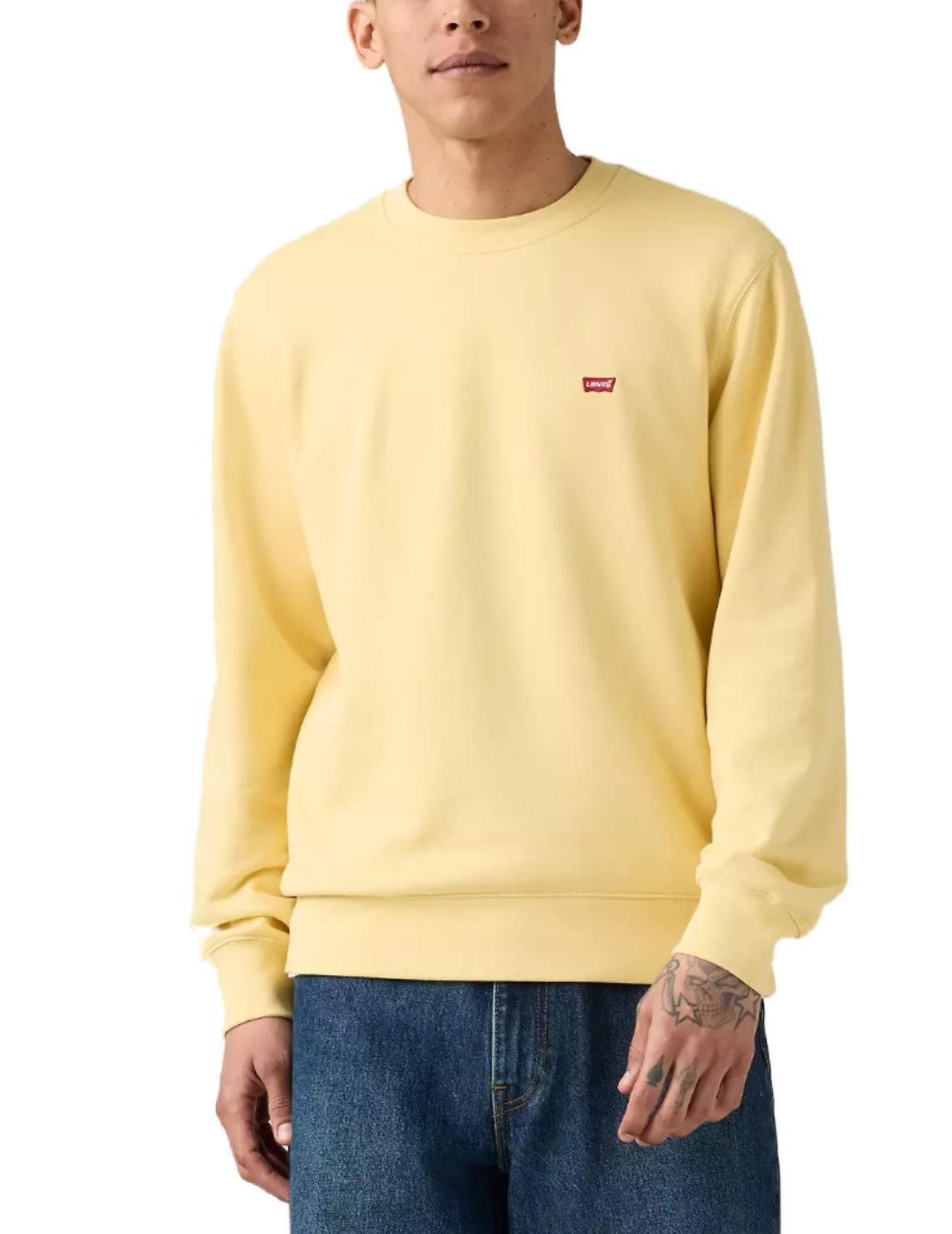 Sudadera Levi's® Red Tab™ amarilla logo para hombre