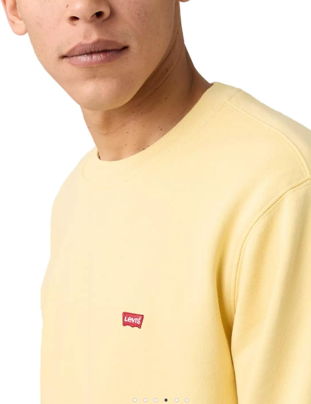 Sudadera Levi's® Red Tab™ amarilla logo para hombre