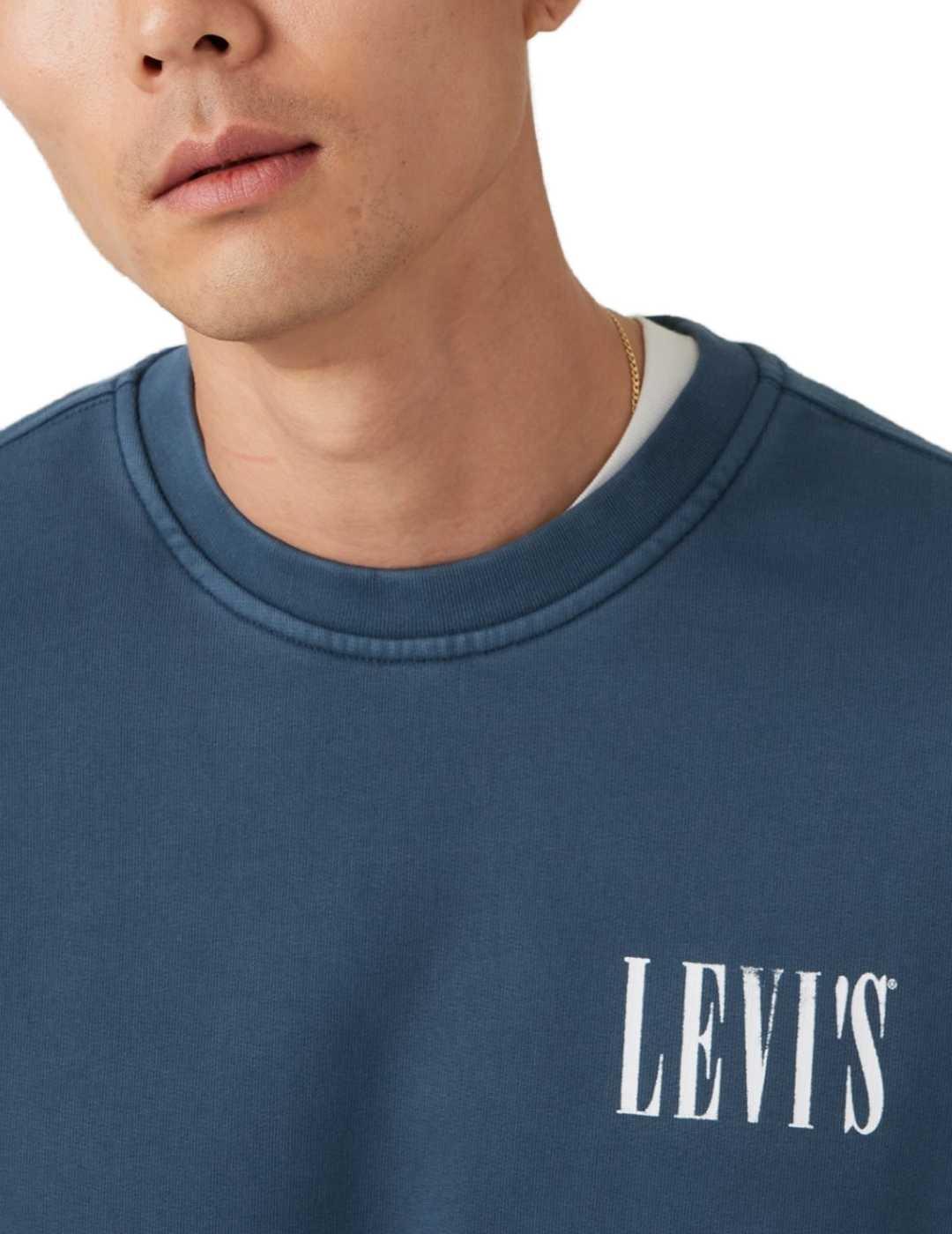 Sudadera Levi's® Red Tab™ azul marino oversize para hombre