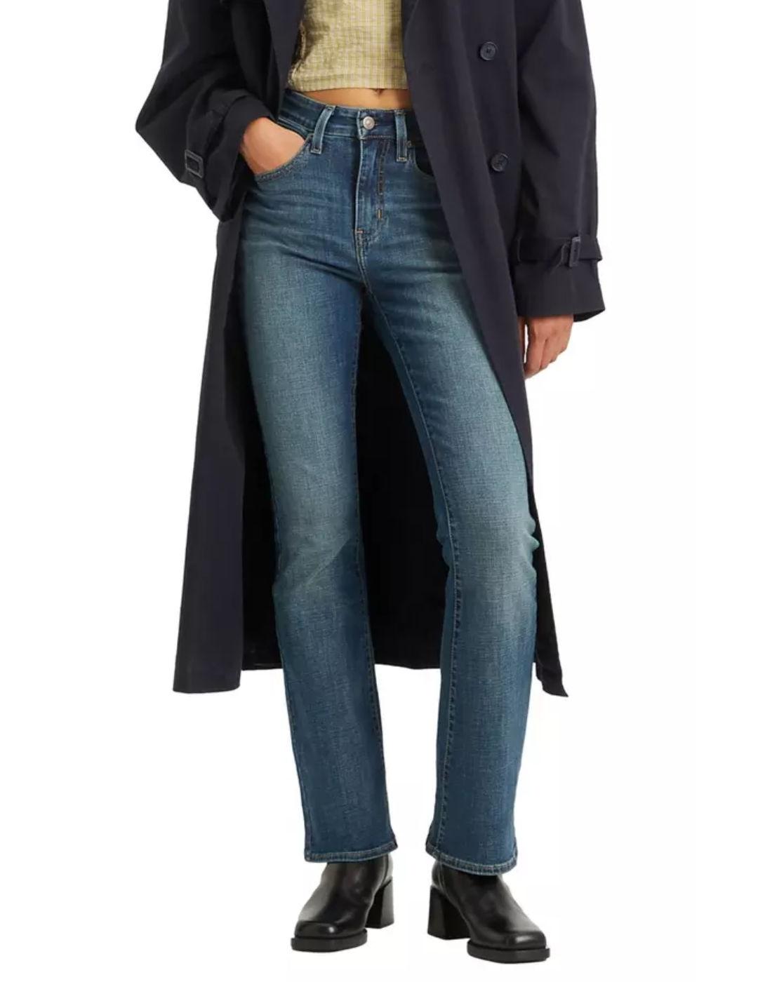 Vaquero Levi's® Red Tab 725 bootcut azul desgastado de mujer